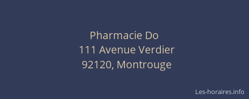 Pharmacie Do
