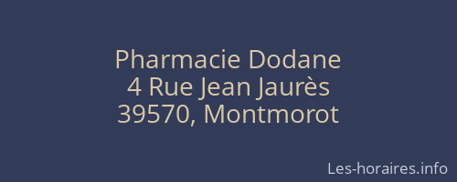 Pharmacie Dodane