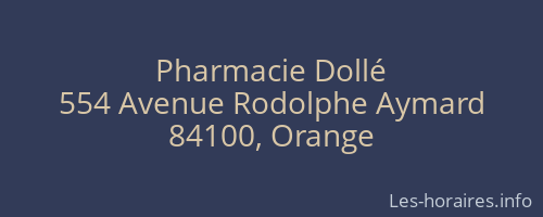Pharmacie Dollé