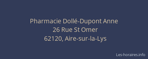 Pharmacie Dollé-Dupont Anne