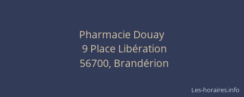 Pharmacie Douay