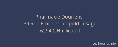 Pharmacie Dourlens