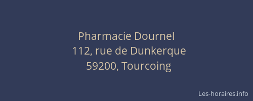 Pharmacie Dournel