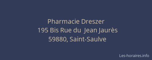 Pharmacie Dreszer
