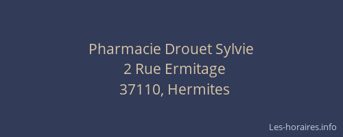 Pharmacie Drouet Sylvie