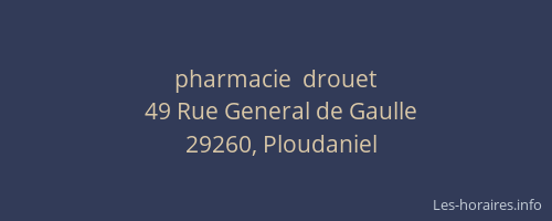 pharmacie  drouet