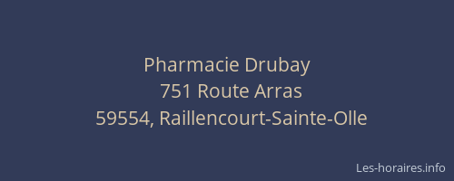 Pharmacie Drubay