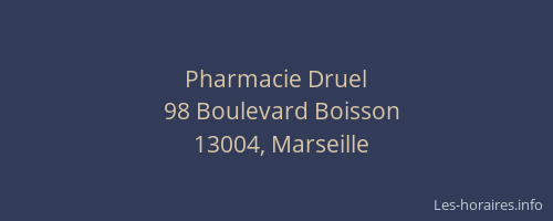 Pharmacie Druel
