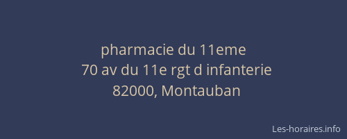 pharmacie du 11eme