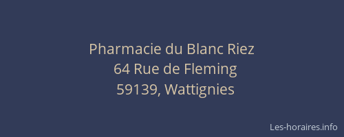 Pharmacie du Blanc Riez