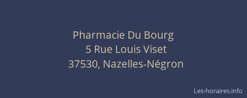 Pharmacie Du Bourg
