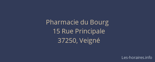 Pharmacie du Bourg