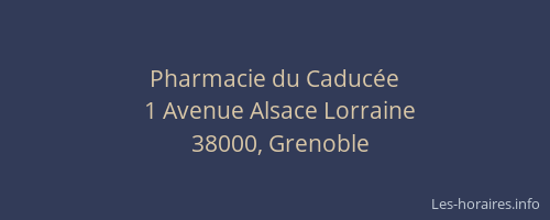 Pharmacie du Caducée