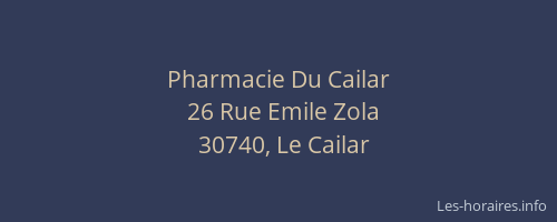 Pharmacie Du Cailar