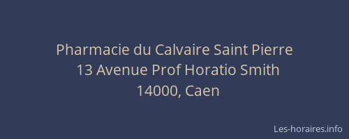 Pharmacie du Calvaire Saint Pierre