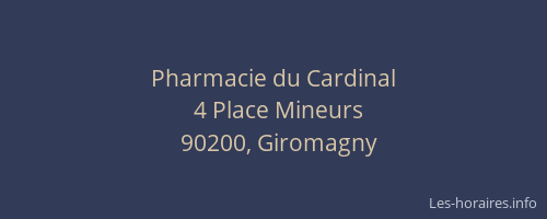 Pharmacie du Cardinal