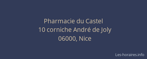 Pharmacie du Castel