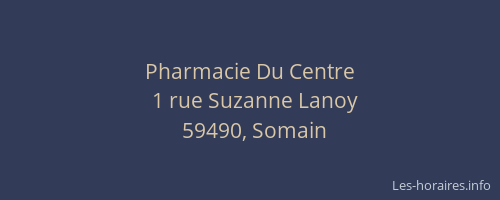 Pharmacie Du Centre