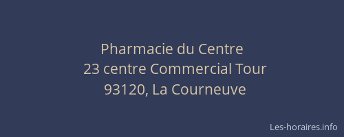 Pharmacie du Centre