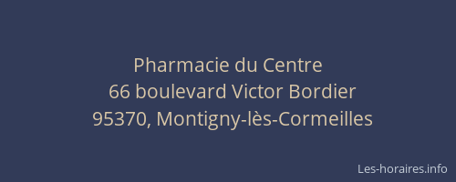 Pharmacie du Centre