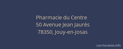 Pharmacie du Centre