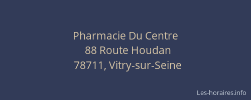 Pharmacie Du Centre