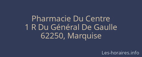 Pharmacie Du Centre