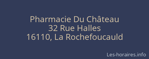 Pharmacie Du Château