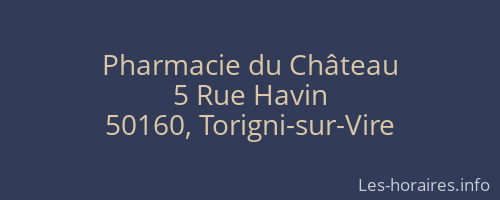 Pharmacie du Château