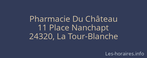 Pharmacie Du Château