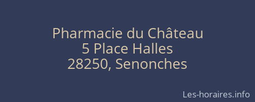 Pharmacie du Château