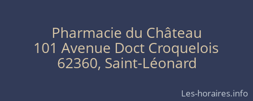 Pharmacie du Château