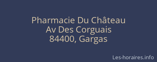 Pharmacie Du Château