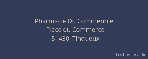 Pharmacie Du Commenrce