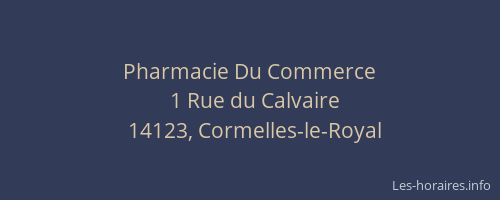 Pharmacie Du Commerce