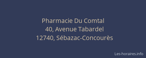 Pharmacie Du Comtal