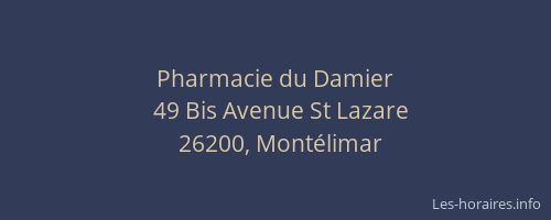 Pharmacie du Damier