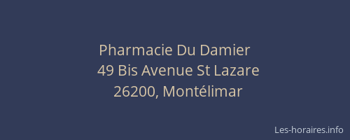 Pharmacie Du Damier