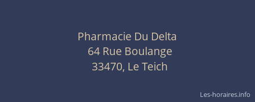 Pharmacie Du Delta