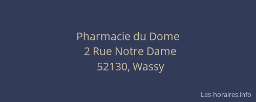 Pharmacie du Dome