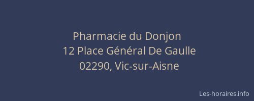 Pharmacie du Donjon