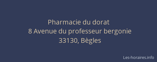 Pharmacie du dorat