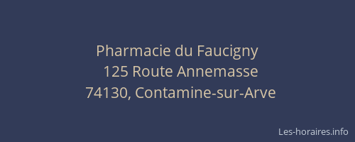 Pharmacie du Faucigny