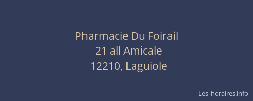 Pharmacie Du Foirail