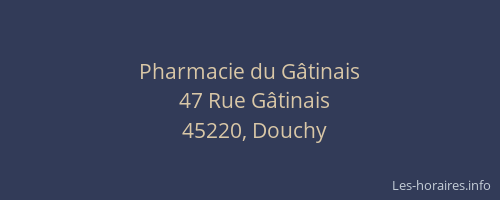 Pharmacie du Gâtinais