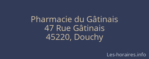 Pharmacie du Gâtinais