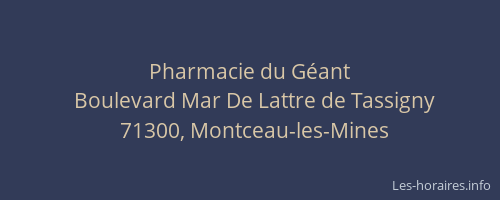 Pharmacie du Géant