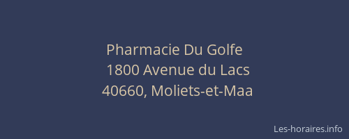 Pharmacie Du Golfe