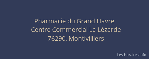 Pharmacie du Grand Havre