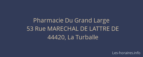 Pharmacie Du Grand Large